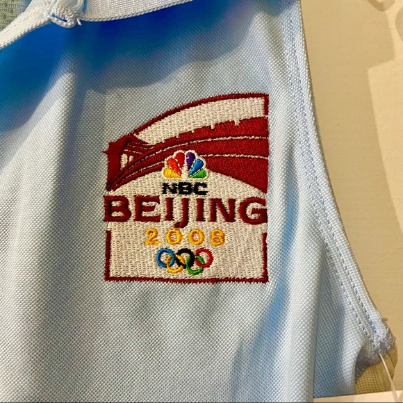 Beijing Olympics blue collared sleeveless small - Picture 2 of 8